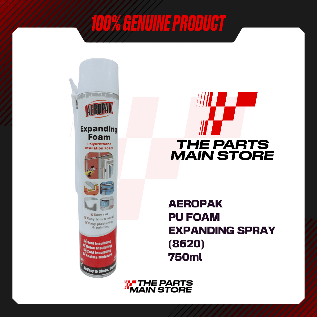 AEROPAK EXPANDING POLYURETHANE FOAM SPRAY #8620 750mL | Shopee Philippines