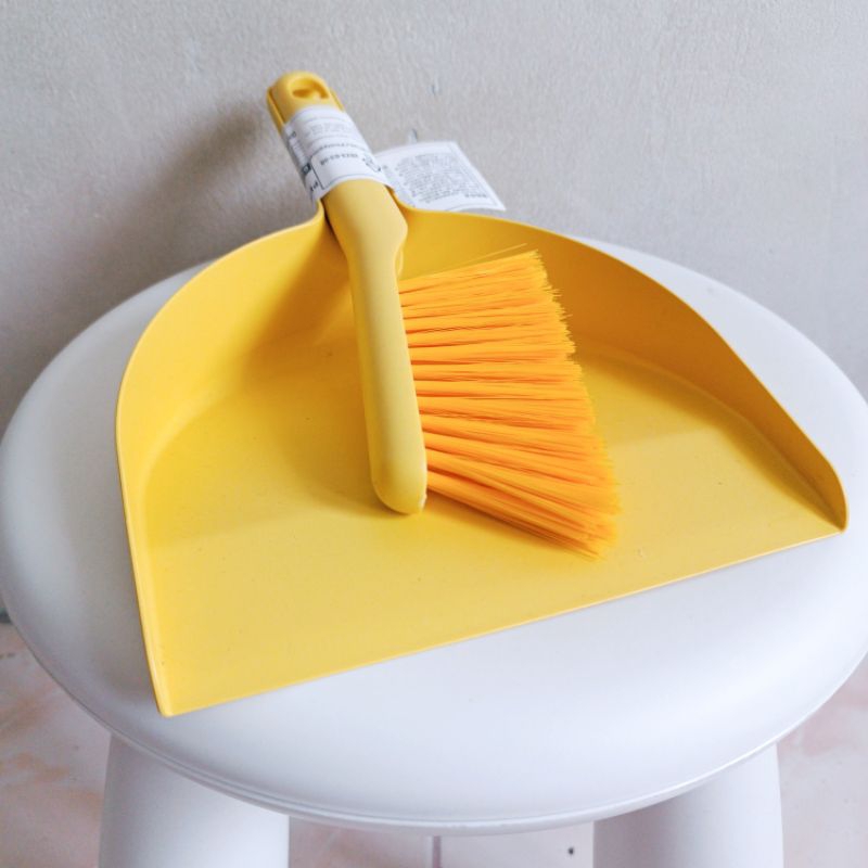 IKEA Pepprig Dust Pan and Brush (Yellow) Shopee Philippines