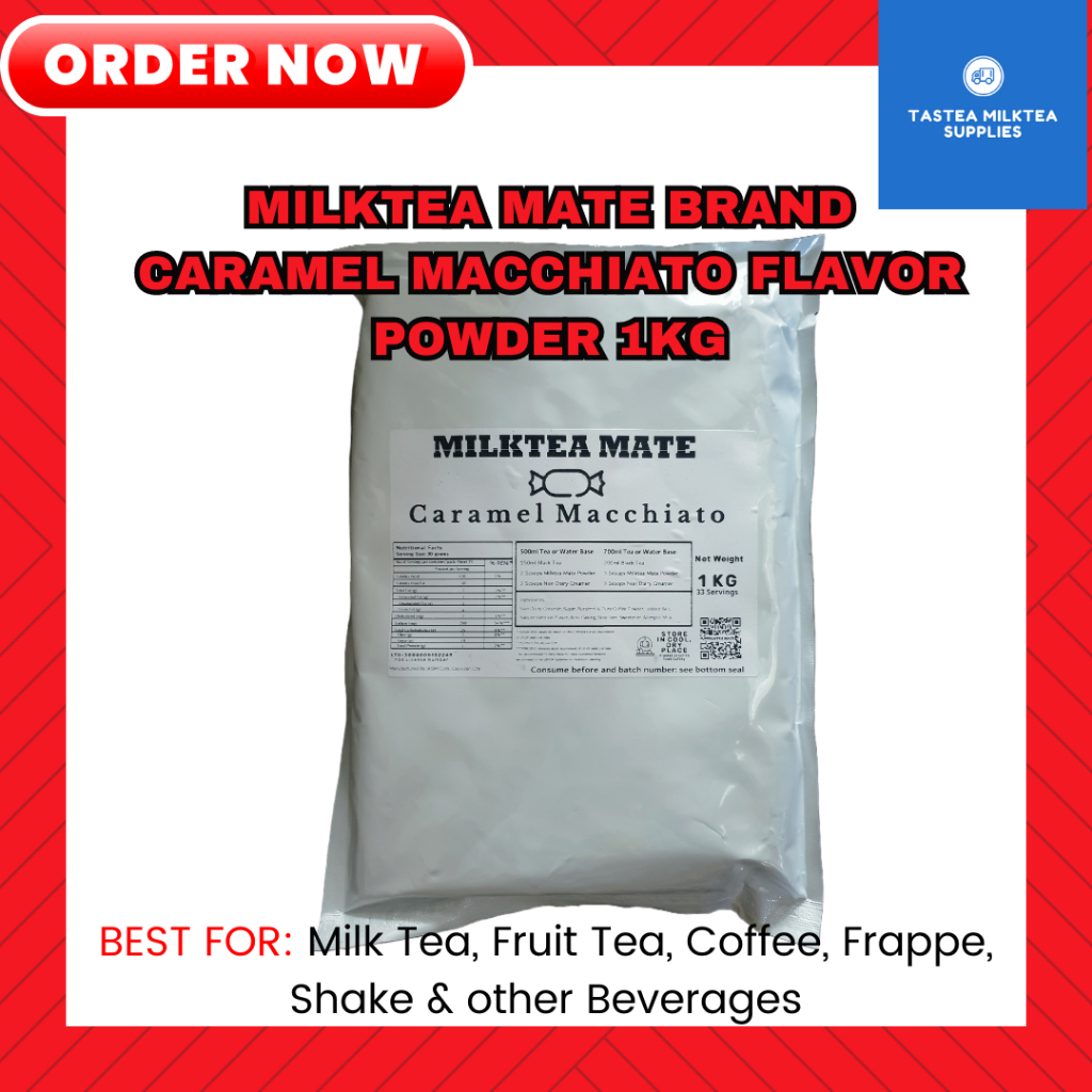 Milktea Mate Caramel Macchiato Powder 1kg TASTEA MILKTEA SUPPLIES