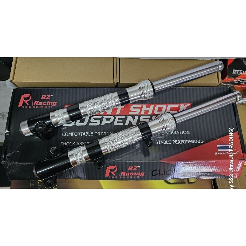 RZ RACING CNC LIGHTEN FRONT SHOCK ASSY FOR HONDA CLICK V2 125 I / 150 I ...