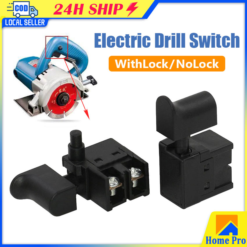 250V 6A Electric Drill Switch Circular Saw Power Tool Speed Control