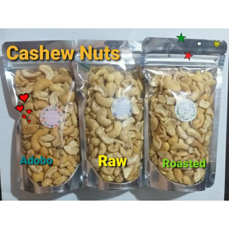 Cashew Nuts Split Adobo Roasted Raw 125g Shopee Philippines