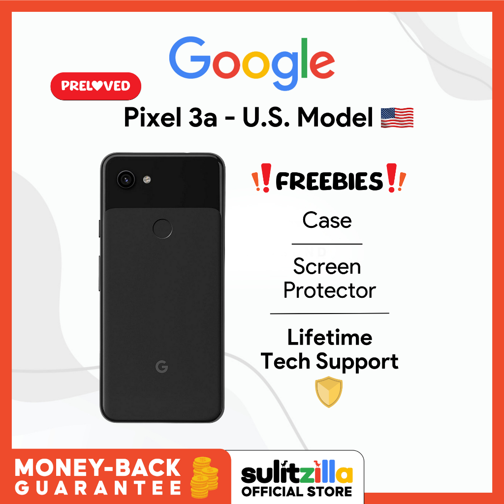 Google Pixel 3a - 64GB - Just Black - Excellent Condition with Freebies &  Warranty | Shopee Philippines