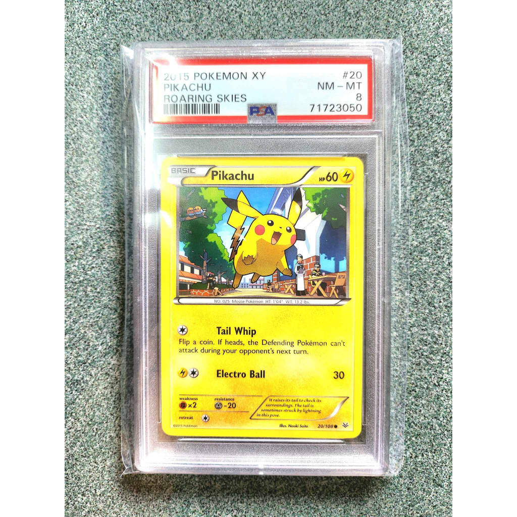 Pokemon Cards Packs Pikachu 20/108 Roaring Skies Pokmon TCG Card  2015,  Near Mint/Mint, Lightning Type Lightning Type Common Card