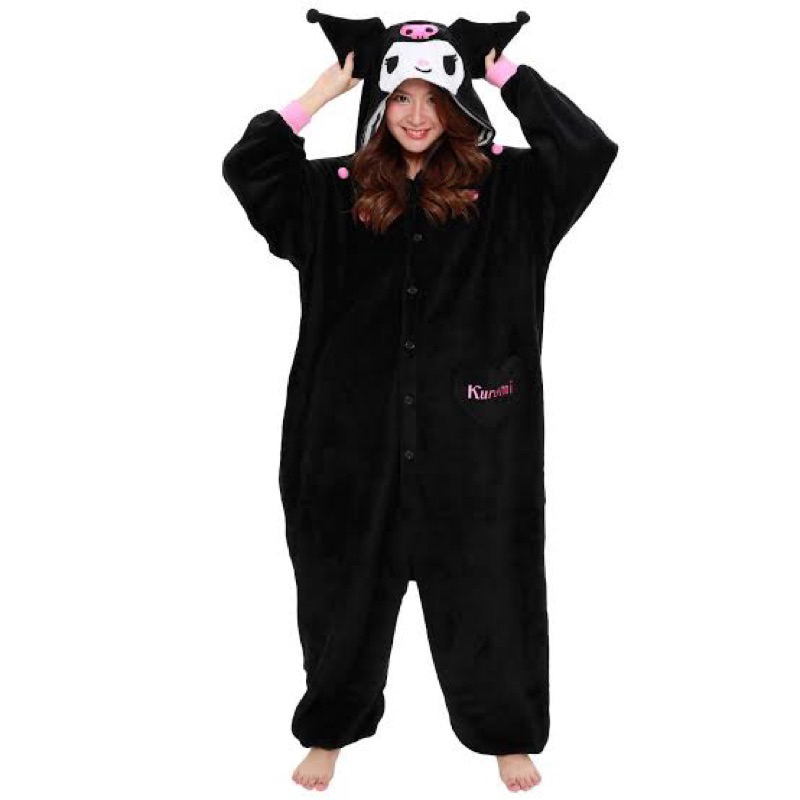 Plus Size Big Tall Chubby Kuromi Onesie Premium Cosplay Costume Pokemon ...