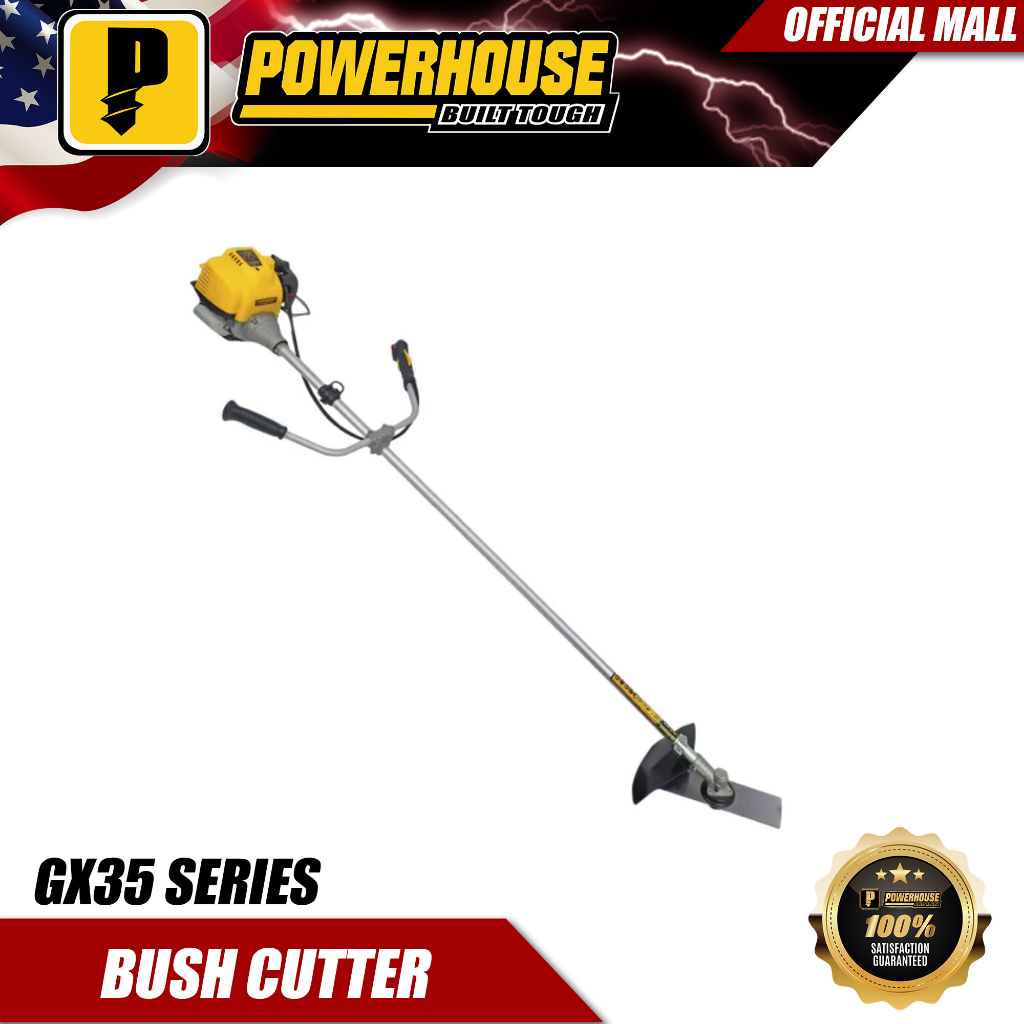 Powerhouse 4 Stroke Bush Brush Grass Cutter Gx35 Phi Shopee Philippines