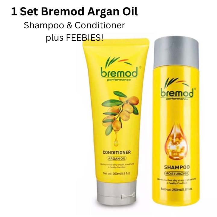 Bremod Argan Oil Shampoo and Conditioner 250ml Shopee Philippines