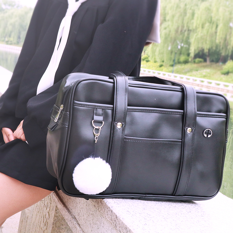 Japanese Leather High School Bags for School and Cosplay Luggage Plain Anime Game Student Uniform Shopee Philippines