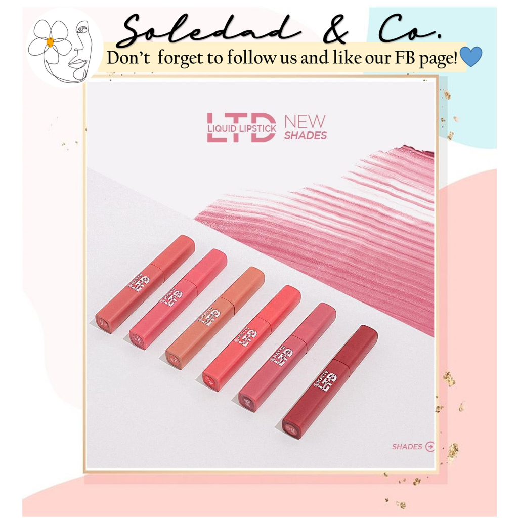 Eb Ever Bilena LTD Liquid Lipstick NEW SHADES Shopee Philippines
