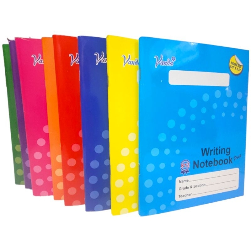 Vanda K12 Writing Notebook for Kinder/ Daycare/ Nursery/ Prep Bigger