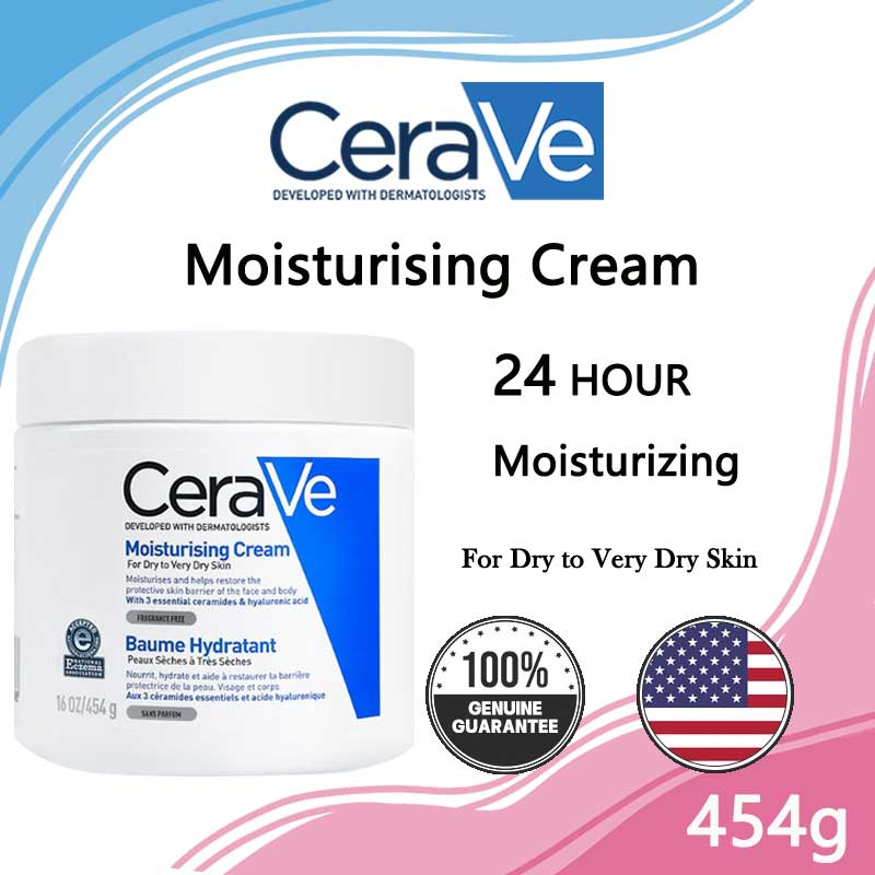 CeraVe Moisturizing Cream For Dry To Very Dry Skins Facial Moisturizer