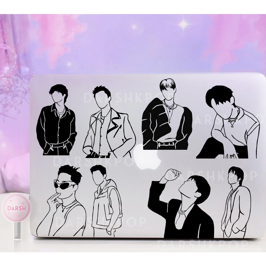 EXO Individual Members Cream Soda Decal Sticker Collection | Shopee ...