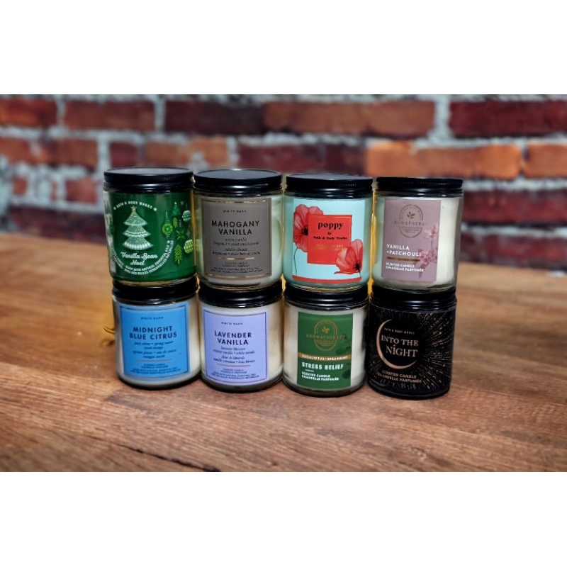 BBW Single Wick Scented Candles Shopee Philippines