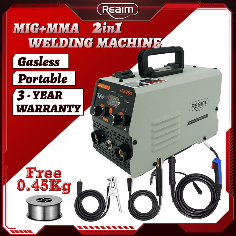 [REAIM] Tig MIG Welding Machine Inverter Portable Arc MMA 2in1 Welder IGBT DC ARC Welder