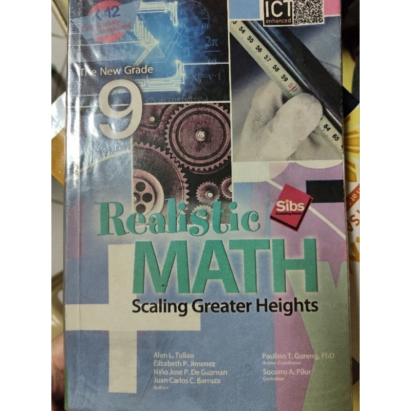 Realistic Math 9 (Edition 2017) (Good as New) | Shopee Philippines