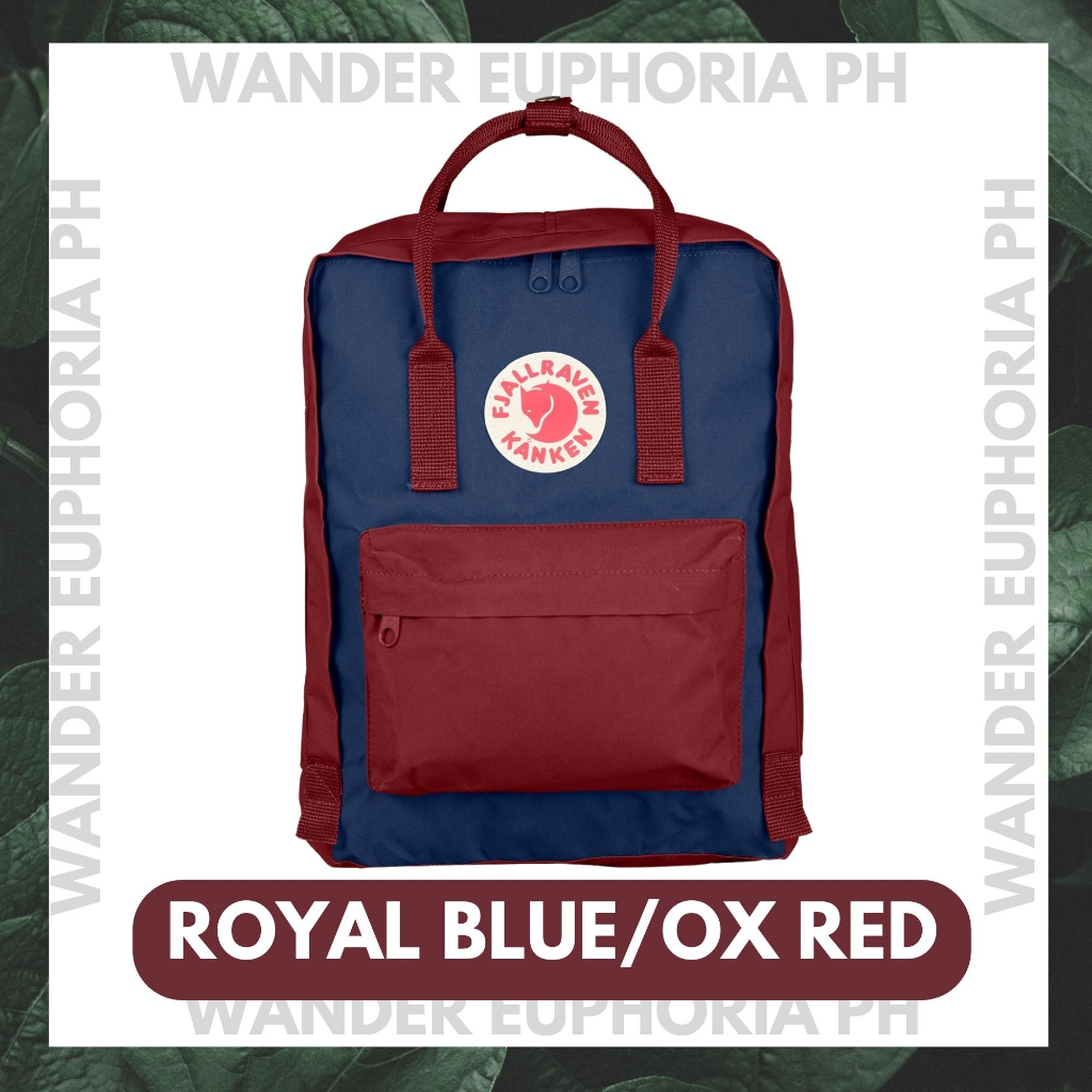 Fjallraven kanken ox red royal blue online