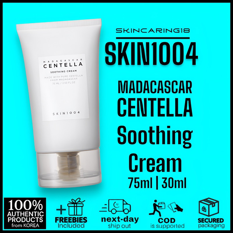 Skin1004 Madagascar Centella Soothing Cream 75ml / 30ml by SkinCaring18