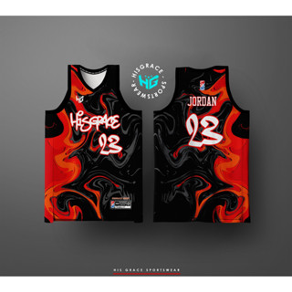 Orange sublimation best sale basketball jersey