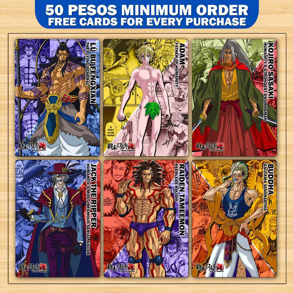 Record Of Ragnarok Humans And Valkyrie Photocard - [SOLD PER PIECE ...