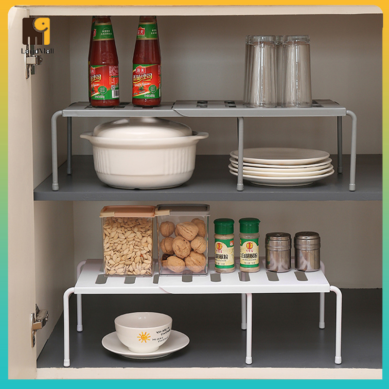A51 Expandable Kitchen Rack Retractable MultiFunction Shelf Desktop ...