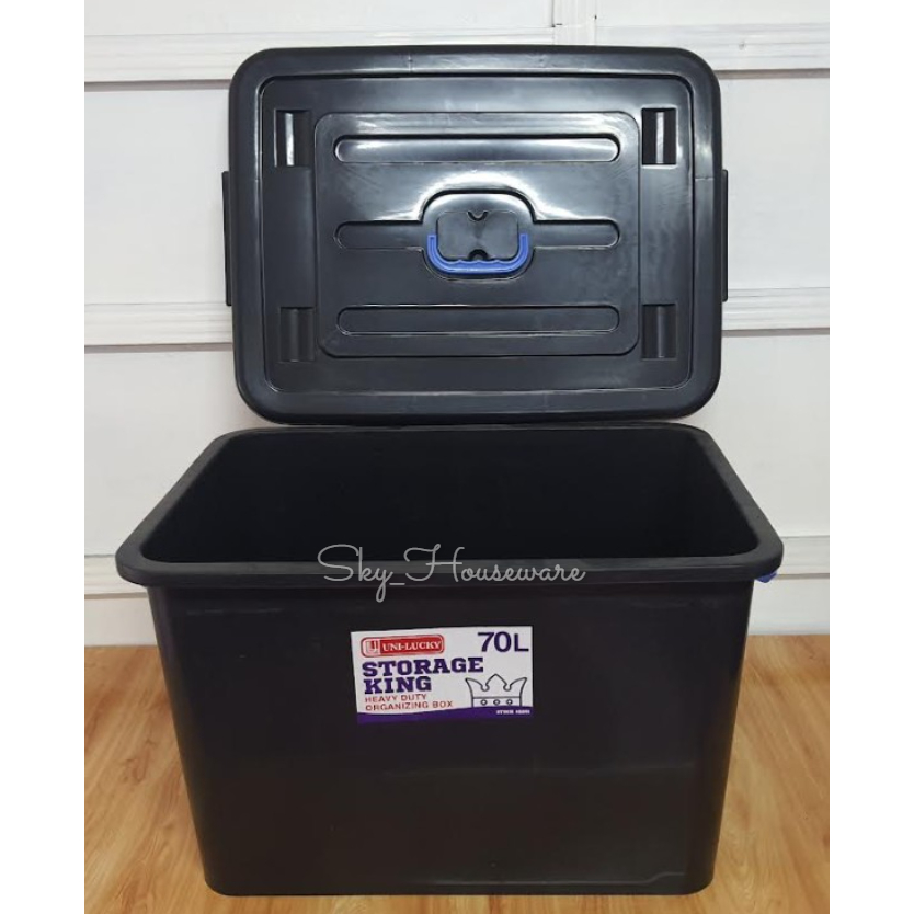 70L Storage Box High Quality & Durable Storage Box With Lock Lid ...