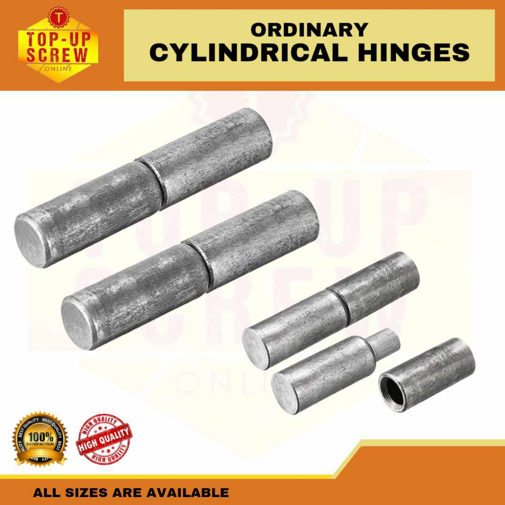 Cylindrical Hinges Heavy Duty Iron WeldOn Hinge/ Steel Door