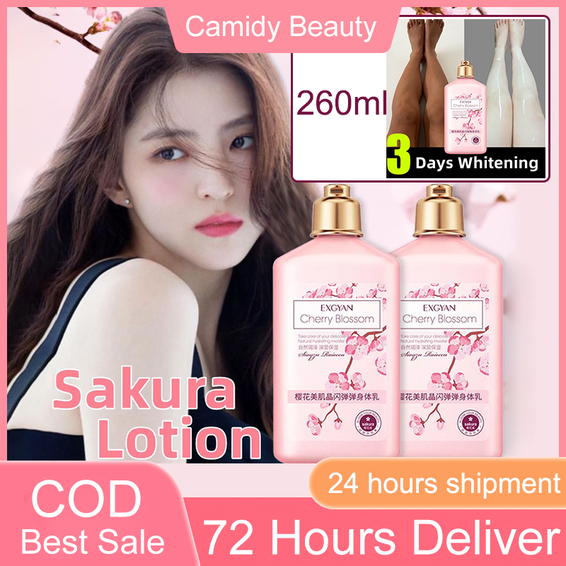 Whitening Body Lotion Japan Perfume Cherry Blossoms Skin White Lotion