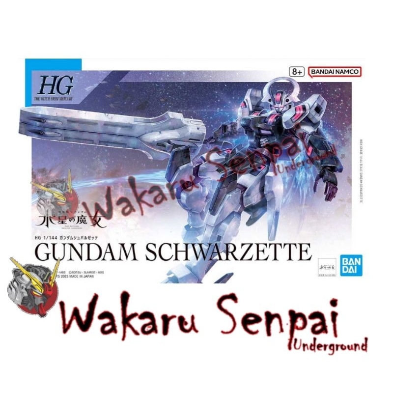 HG 1/144 TWFM Gundam Schwarzette (Mobile Suit Gundam The Witch from ...