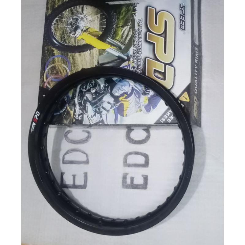 SPD ALLOY RIM COLOR BLACK 36HOLES ONLY SIZE 2.15/17 BRAND NEW GOOD ...