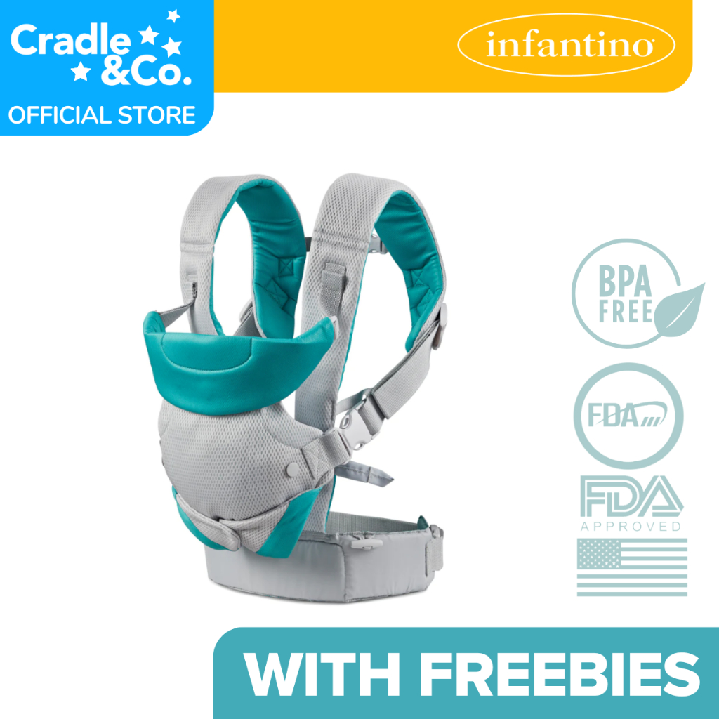 Infantino Flip 4in1 Light & Airy Convertible Ergonomic Baby Carrier
