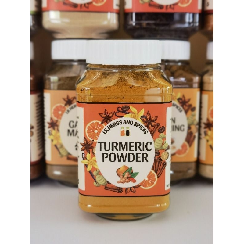 TURMERIC POWDER IN A JAR BY LK HERBS AND SPICES (210g) Shopee Philippines