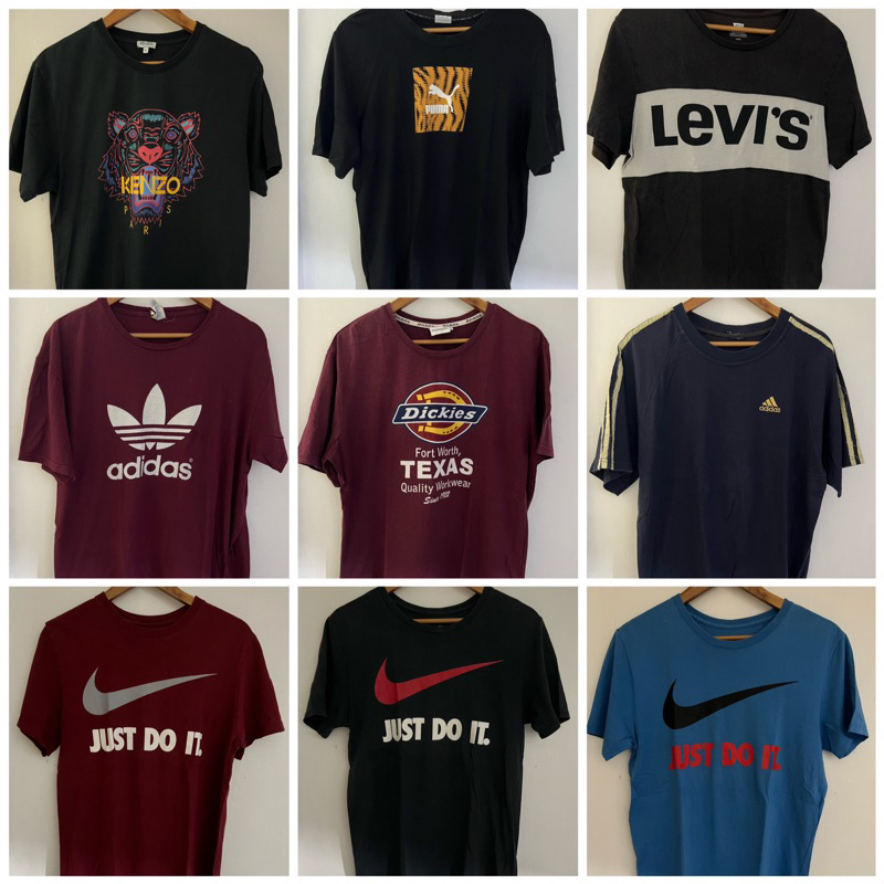 Branded Tees~ Tshirt collection #7~ Unisex~ Men tees~ Ukay | Shopee ...