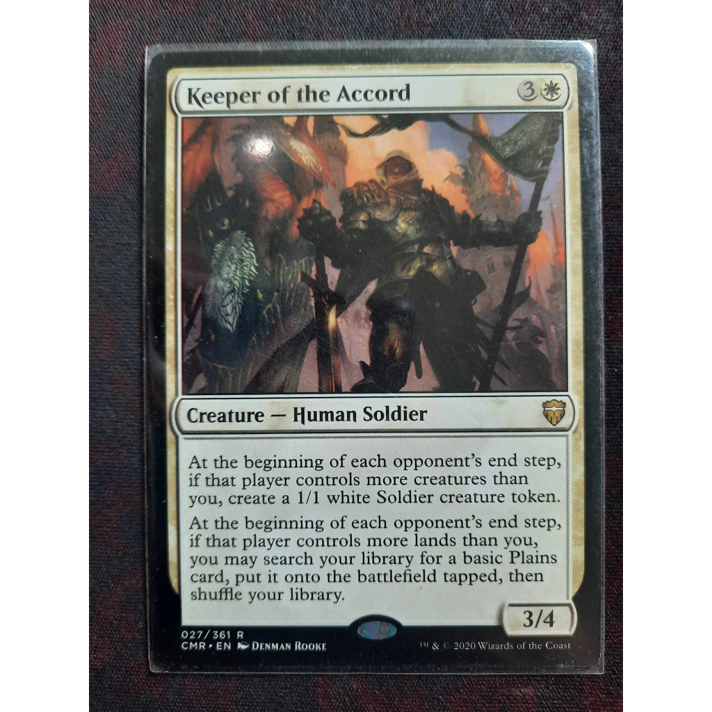 Keeper of the Accord ( MTG / Rare / Creature / CMR ) | Shopee Philippines