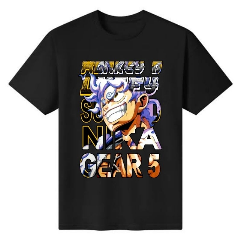 Luffy Gear 5th Son God Nika V2 Anime Shirt - Anishatsu | Shopee Philippines