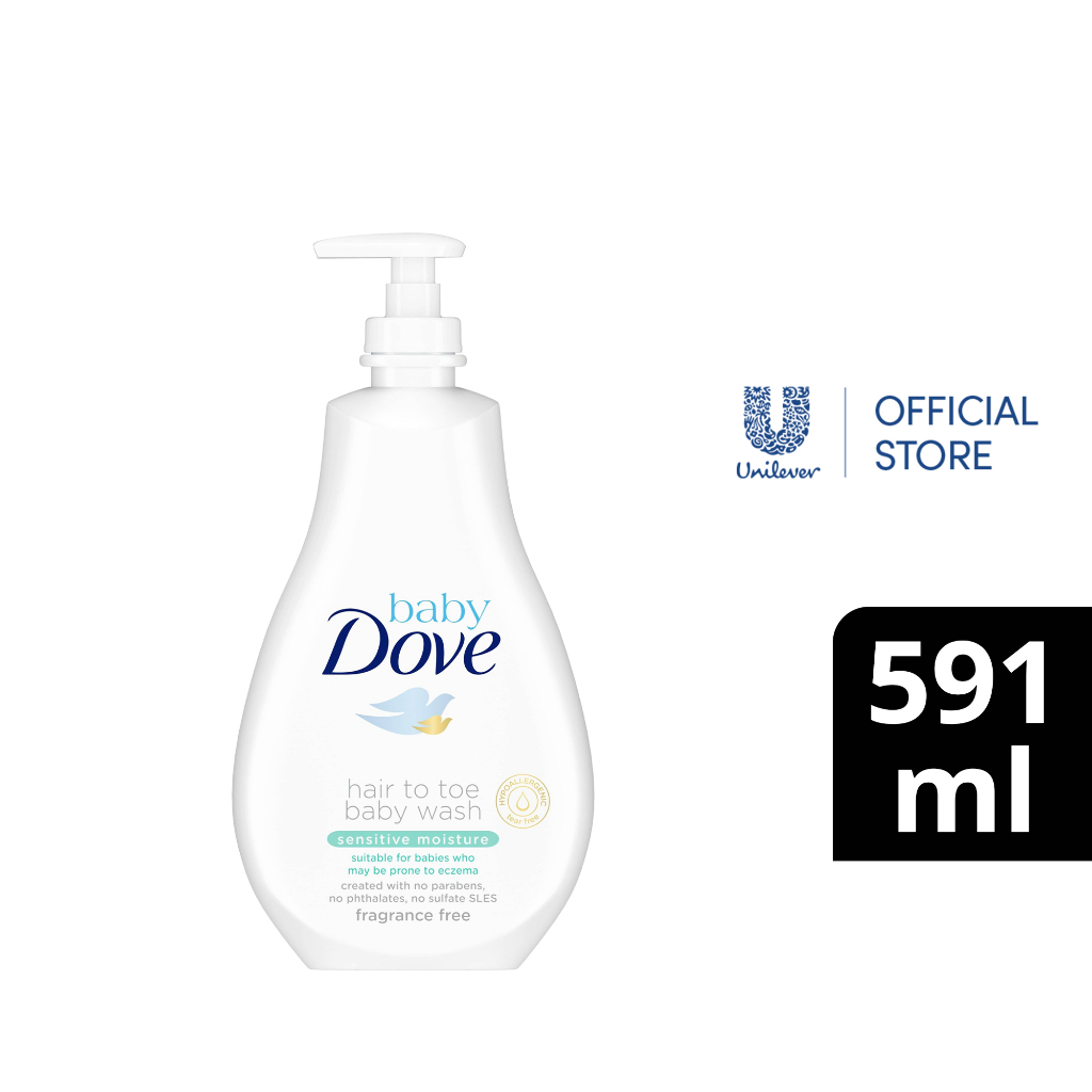 Dove hair best sale to toe wash