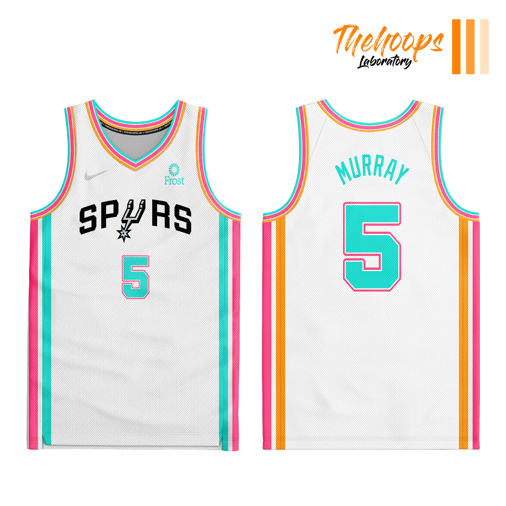 THL NBA San Antonio Spurs Jersey City Edition 2022 Top Jersey Shopee