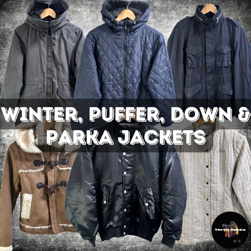 WINTER PRELOVED THRIFTED JACKET COLLECTION Shopee Philippines