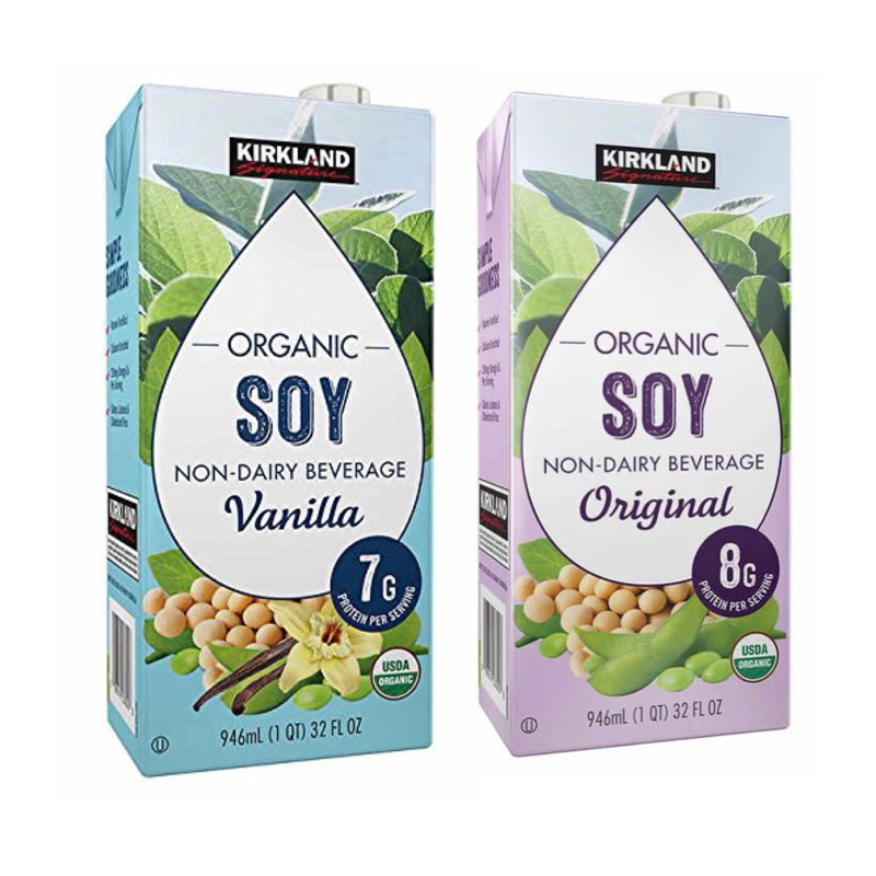 Kirkland Organic Soy Milk Original or Vanilla 946ml Shopee Philippines