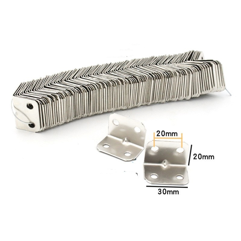 10Pcs Cold Rolled Steel Angle Bracket Corner Brace Joint Bracket