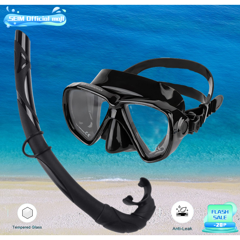 SEIM Snorkeling Set Snorkeling Mask Diving Mask Adult Scuba Diving