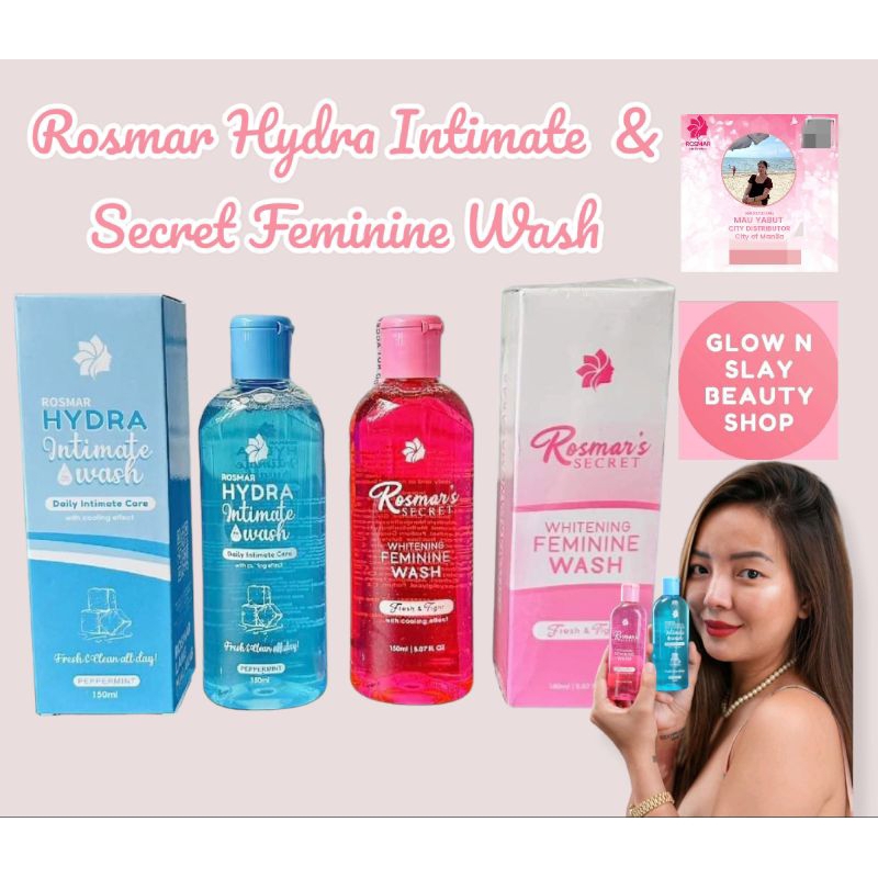 LEGIT Rosmar Hydra Intimate Peppermint Feminine Wash & Secret Whitening