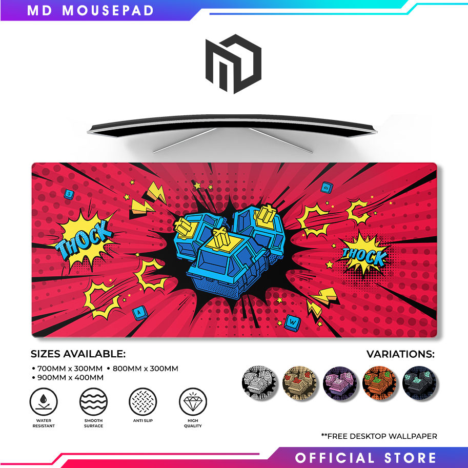 MD Mousepad Switch Pop Extended Large Gaming Mouse pad Shopee