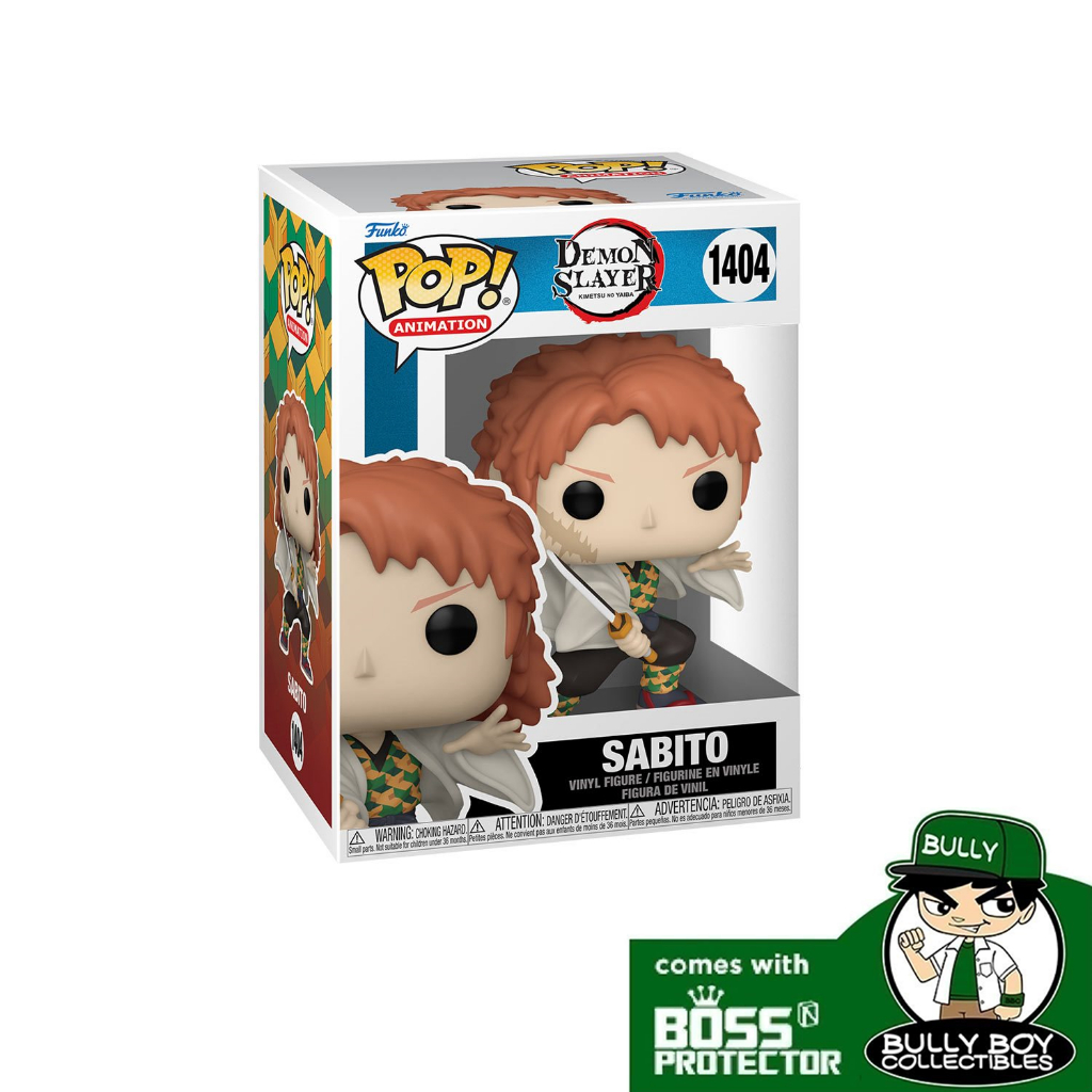 Funko Pop! Animation: Demon Slayer - Sabito (no Mask) 1404 With Boss 