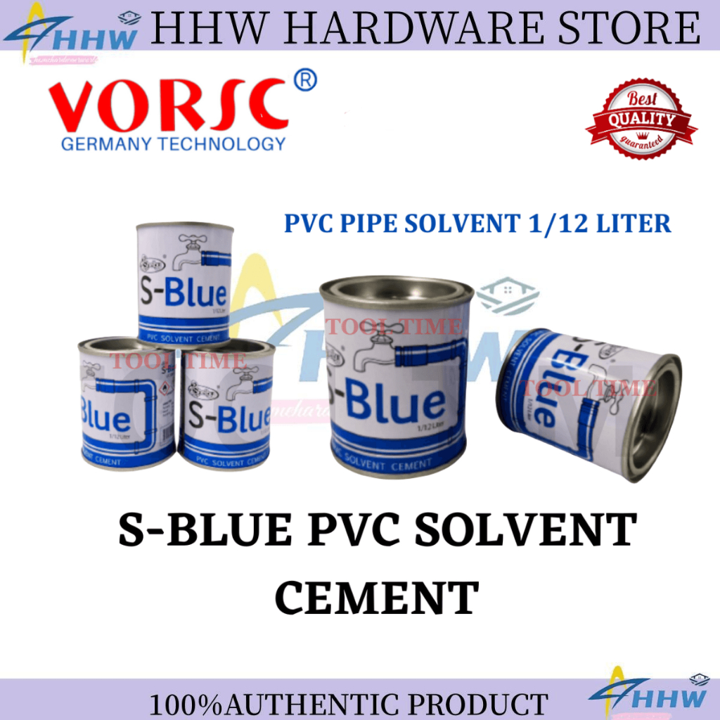 BLUE PVC PIPE CEMENT SOLVENT/SOLVENT CEMENT 1/12 LITER Shopee Philippines