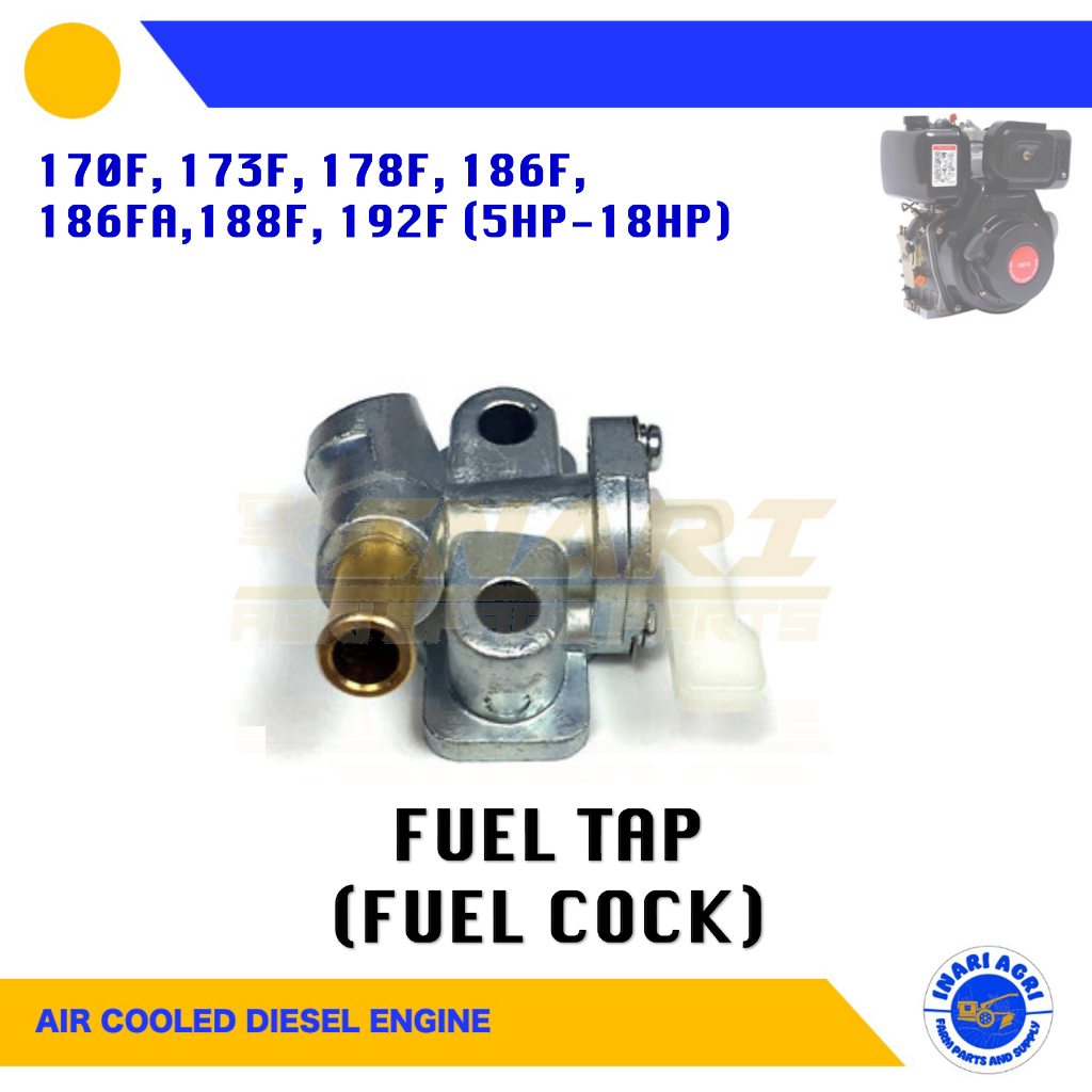 FUEL COCK FUEL TAP 170F 173F 178F 186F 188F 190F 192F 5HP-18HP 10HP ...