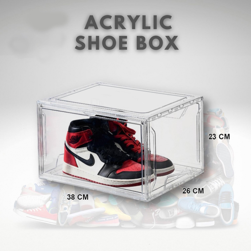 Acrylic sneaker box sale