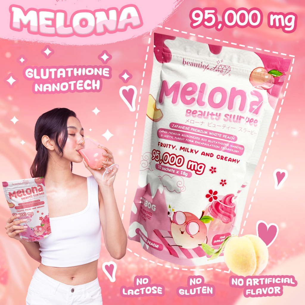Beauty Factory Melona Collagen Slurpee Peach Beauty Drink. Shopee