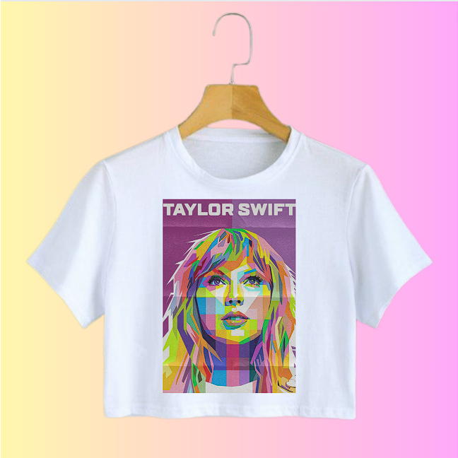 Taylor Swift Designs Sublimation Print Croptop Tshirt | Shopee Philippines