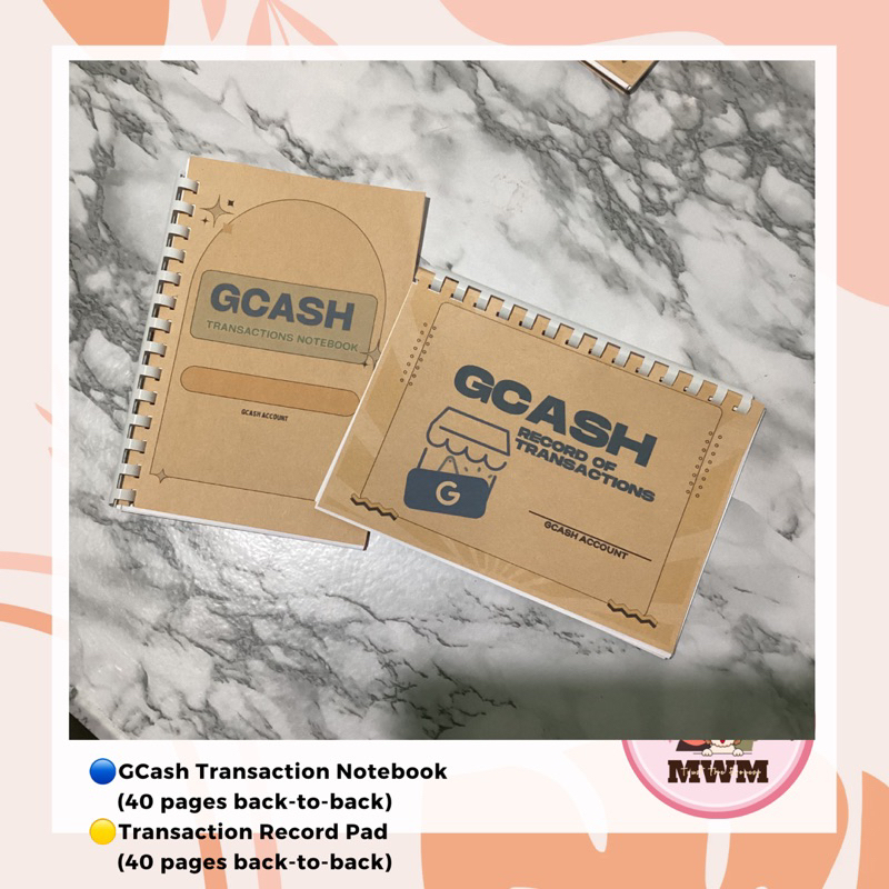 Gcash Notebook Or Gcash Record Padtransaction Tracker Shopee Philippines 0639