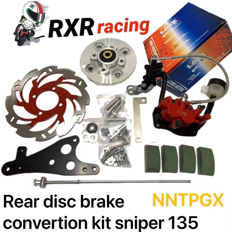 Lazx Disc Brake Conversion Kit For Xrm/Wave/Smash/Sniper135 (Made in